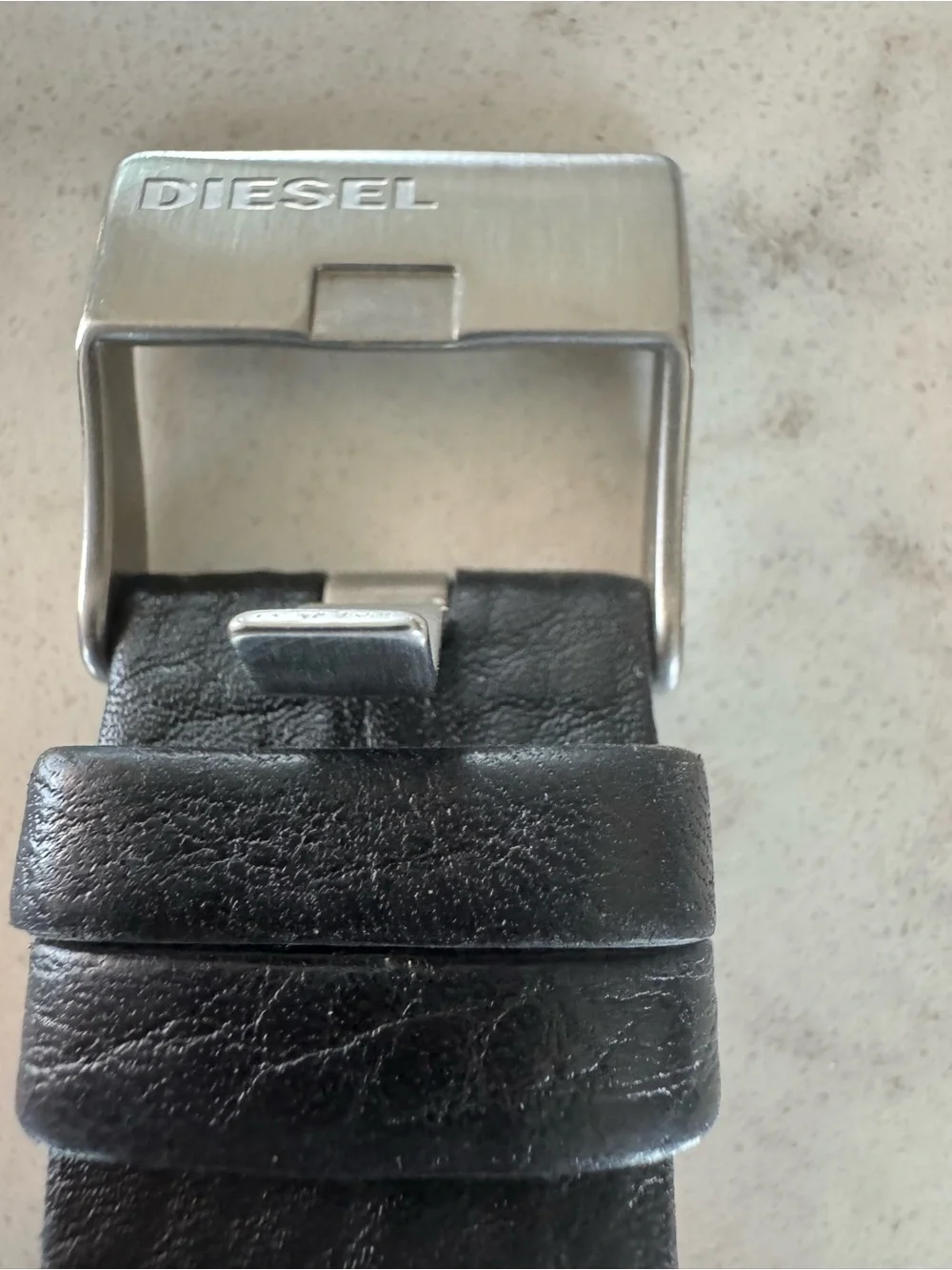 Authentic Diesel Little Daddy dual time chronograph watch, model DZ7256